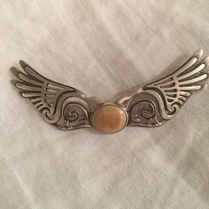 ZEALANDIA  silver wings pendant